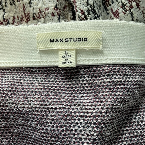 Max Studio Blazer Suit Skirt Set Plaid Career Office Business Professional Tweed - Picture 12 of 16